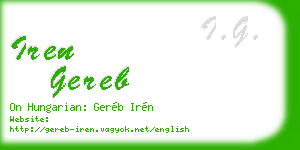iren gereb business card